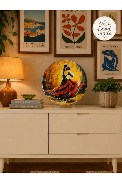Collection Series Hand Made Dekoratif 30 Cm Tabak Csh105