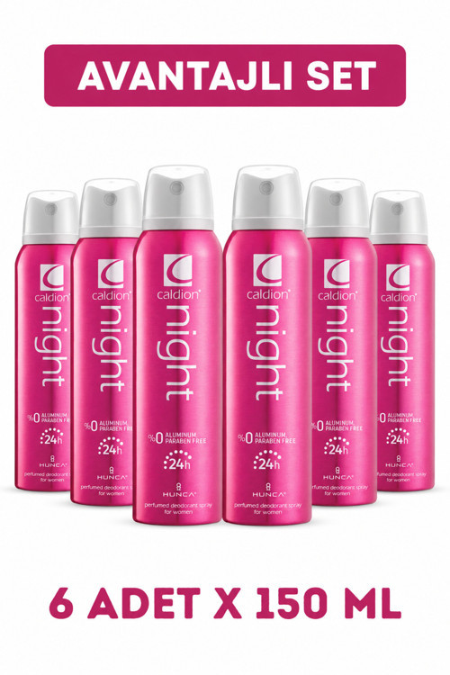 Night Women 150 ml Deo Spray 6 Adet