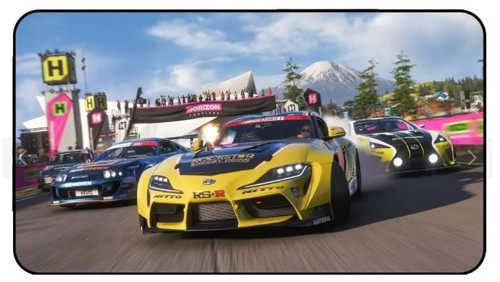 3mm 70x30 Oyuncu Mouse Pad Forza Desenli Speed Yüzey Dikişli