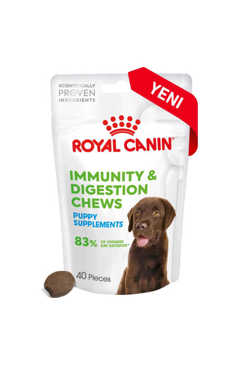 İmmunity&Digestion Bağışıklığı ve Sindirim Sistemini Destekleyen Tamamlayıcı Yavru Köpek Ödül Maması 100 Gr