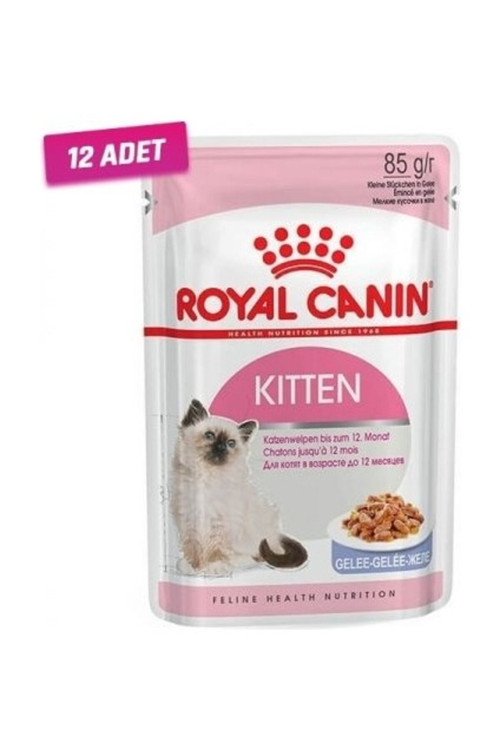 Kitten Jelly Pouch Yavru Kedi Maması 85 Gram 12'li
