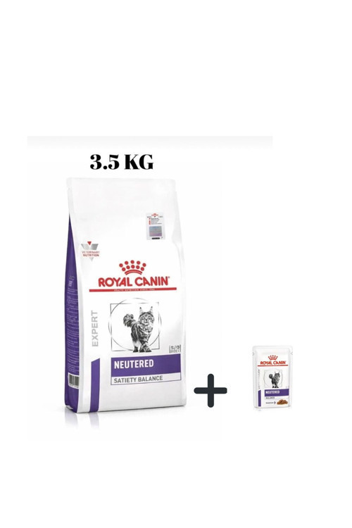 Veterinary Expert Neutered Cat Kısır Kedi Maması 3,5 kg Neutered Pouch Yaş Mama Hediyeli