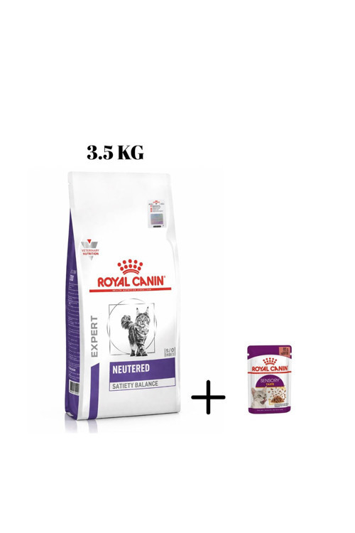 Expert Satiety Balance Neutered Kedi Kuru Maması 3,5 KG (SKT:14/06/2027) Sensory yaş mama hediyeli