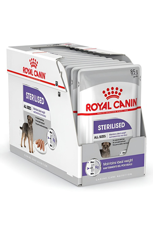 TÜM IRKLAR İÇİN KISIR YETİŞKİN KÖPEK YAŞ MAMASI 11 ADET-85 GR