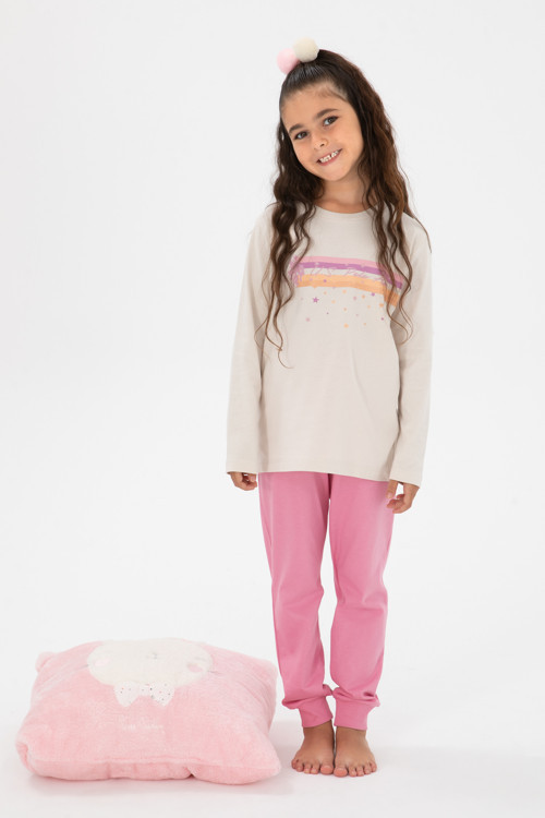 Kız Çocuk Pembe Alt Üst Takım 50299861-VR011