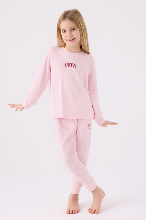 Kız Çocuk Açık Pembe Pijama Takımı 50299774-VR078
