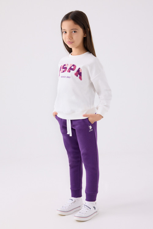 Kız Çocuk Mor Pijama Takımı 50299748-VR071