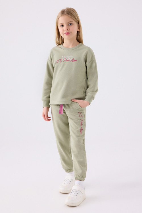 Kız Çocuk Yeşil Pijama Takımı 50299867-VR054
