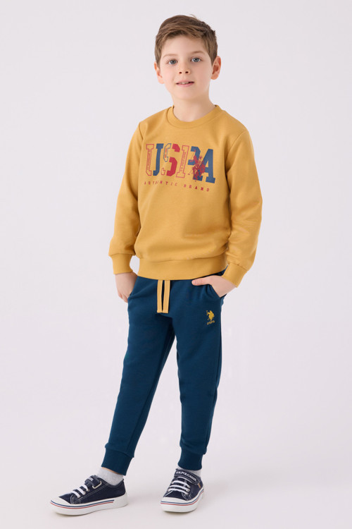 Erkek Çocuk Hardal Pijama Takımı 50299429-VR072