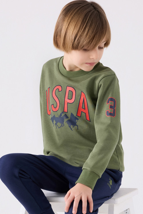 Erkek Çocuk Haki Pijama Takımı 50299482-VR027