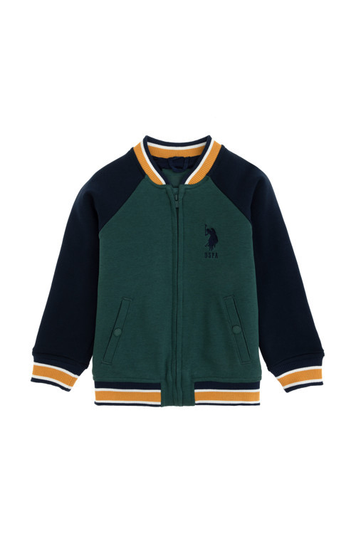 Erkek Çocuk Koyu Yeşil Sweatshirt 50290638-VR079