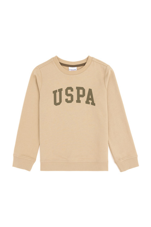 Erkek Çocuk Kum Basic Bisiklet Yaka Sweatshirt 50293474-VR085
