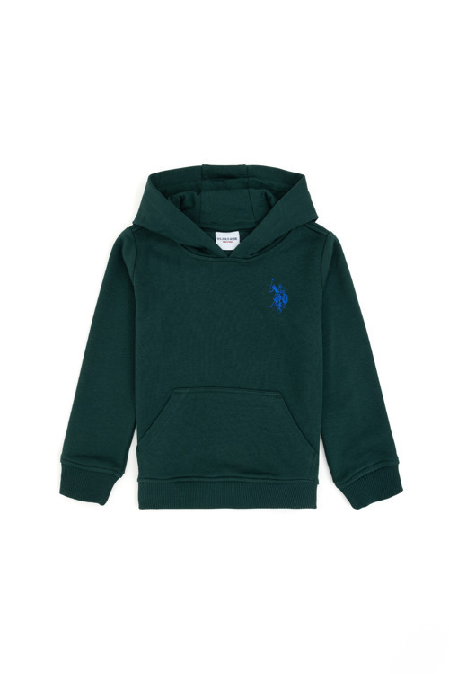 Erkek Çocuk Koyu Yeşil Basic Sweatshirt 50293609-VR079