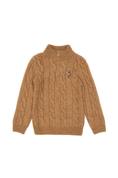 Erkek Çocuk Camel Melanj Kazak 50293063-VR122