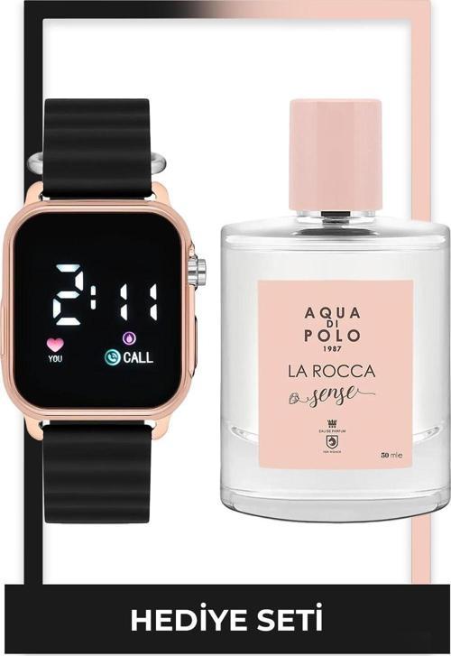 La Rocca Sense Edp 50 ml Edp & Unisex Saat Seti STWX000104