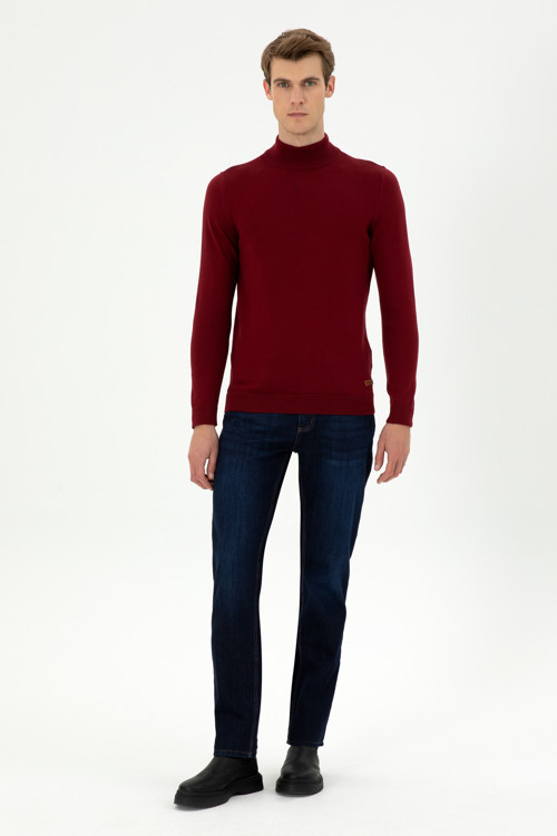 Erkek Koyu Mavi Jean Pantolon 50289461-DN0023
