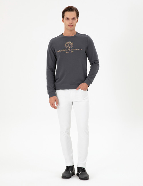Erkek Beyaz Jean Pantolon 50281509-DN0015