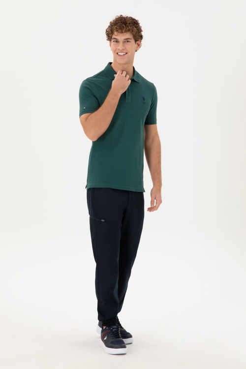 Erkek Jogger Fit Lacivert Kanvas Pantolon 50291175-VR033