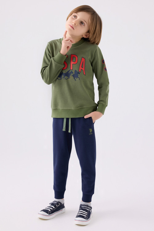 Erkek Çocuk Haki Pijama Takımı 50299482-VR027