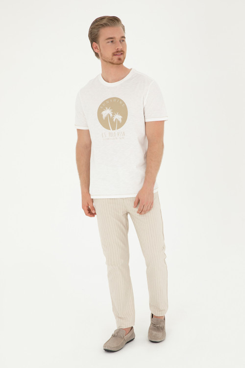 Erkek Carrot Fit Kum Kanvas Pantolon50283962-VR085