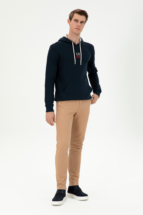 Erkek Camel Slim Fit Kanvas Pantolon 50297578-VR015