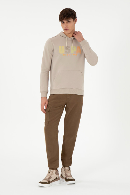 Erkek Jogger Fit Haki Kanvas Pantolon 50297758-VR027