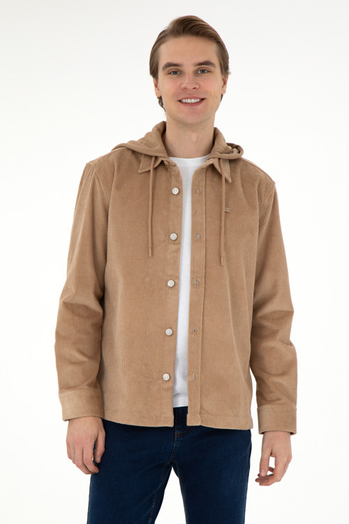 Erkek Camel Uzun Kollu Gömlek 50292451-VR015