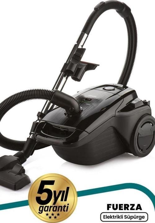 Fuerza Elektrikli Süpürge Siyah 900W By-5506