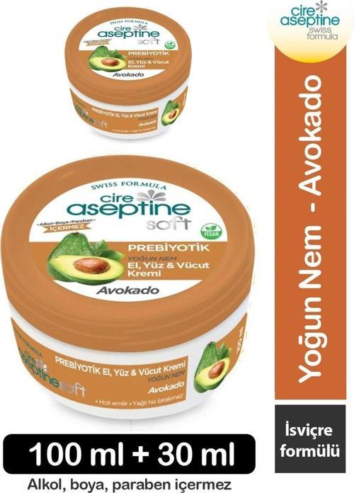 Soft Avokado Nemlendirici El Yüz Vücut Bakım Kremi 100 Ml + 30 Ml