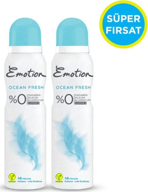 Ocean Fresh 2'Li Kadın Deodorant 2X150Ml