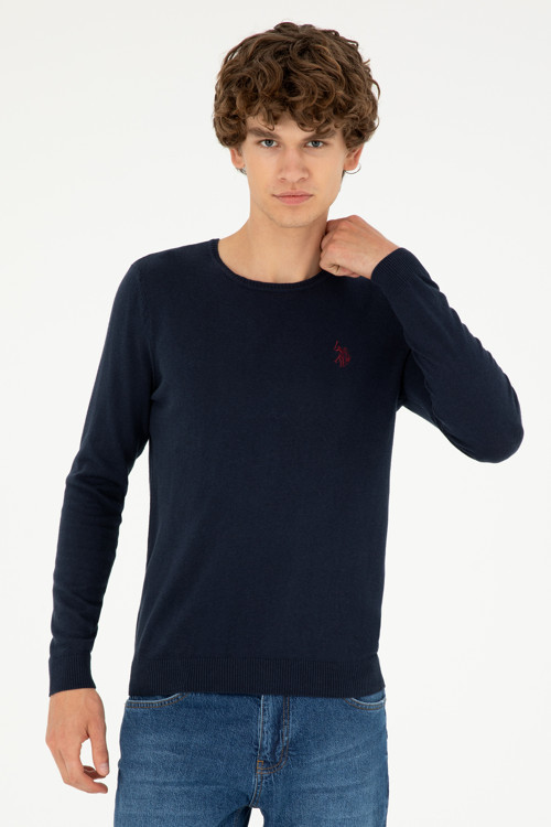 Erkek Lacivert Basic Kazak 50293505-VR033