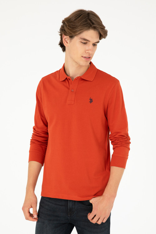 Erkek Kiremit Basic Sweatshirt 50289051-VR031