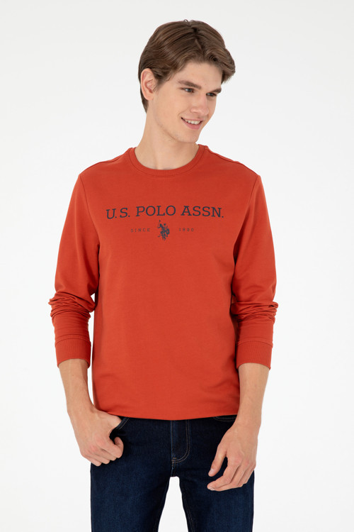 Erkek Kiremit Sweatshirt 50293362-VR031
