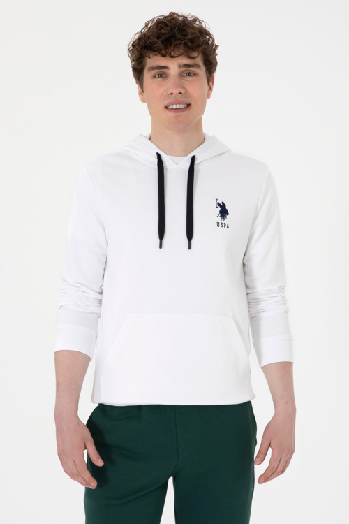 Erkek Beyaz Basic Sweatshirt 50289059-VR013