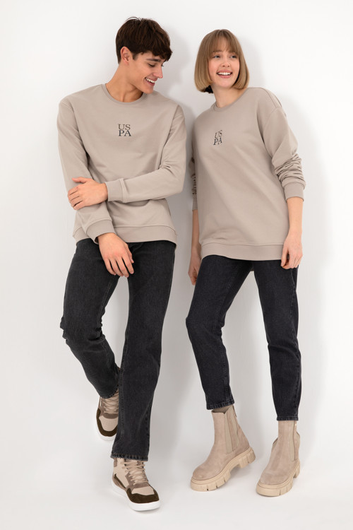 Erkek Taş Basic Sweatshirt 50293420-VR049