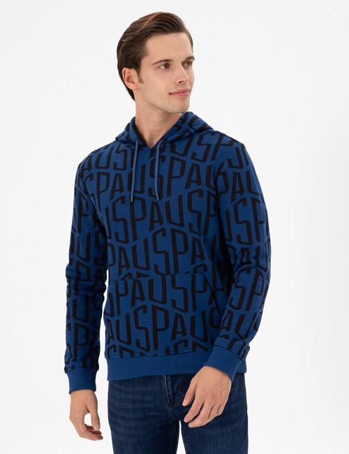 Erkek İndigo Sweatshirt 50293445-VR028
