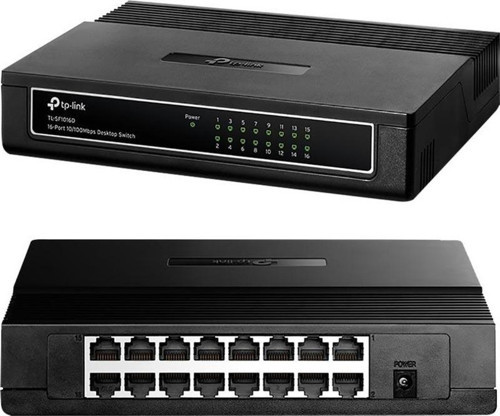 TP-LINK TL-SF1016D 16 PORT 10/100 MBPS SWITCH (2818)