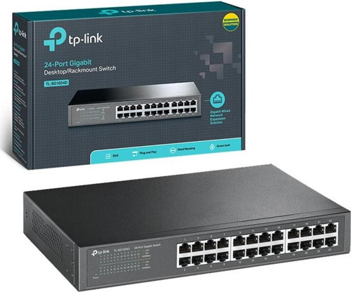 TP-LINK TL-SG1024D 10/100/1000 MBPS 24 PORT GIGABIT SWITCH (2818)