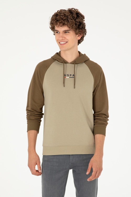 Erkek Açık Haki Sweatshirt 50293358-VR183