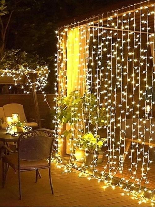 Dekoratif Çocuk Odası, Teras, Salon Süsleme,yılbaşı Süs Gün Işık 3x2 M Perde Led Aydınlatma