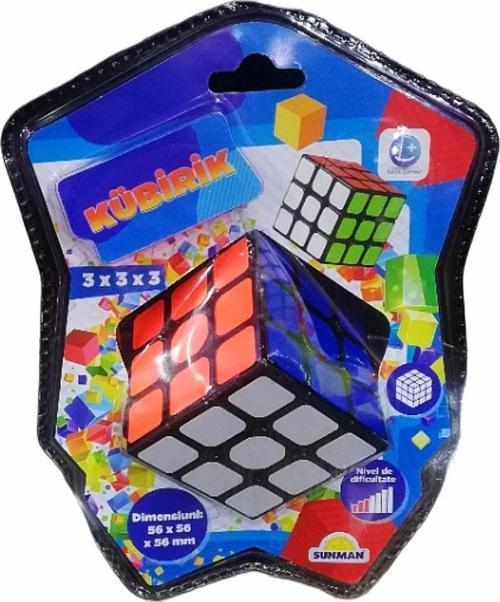 Kaliteli Kübik Küp 3x3x3 Akıl Ve Zeka Küpü Oyunu- Öğretici Çözüm Kitapçığı Hediyeli
