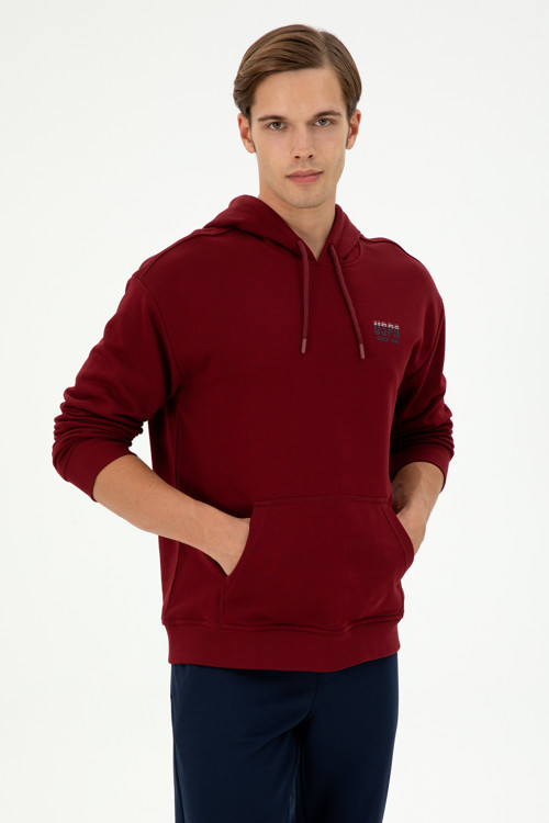 Erkek Bordo Sweatshirt 50293442-VR014
