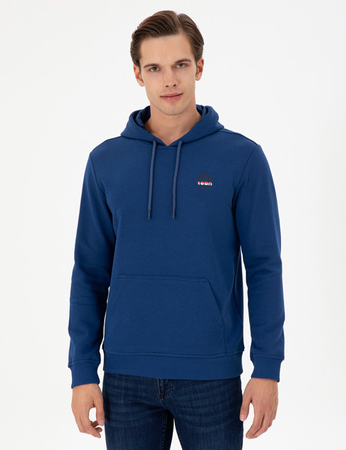 Erkek İndigo Sweatshirt 50293454-VR028