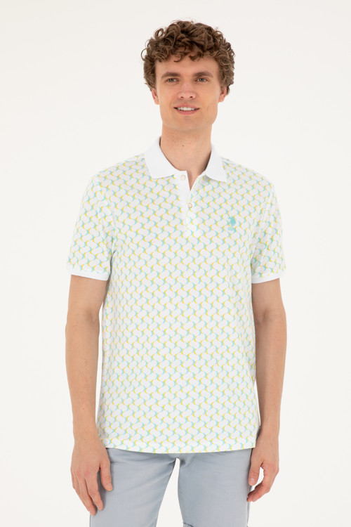 Erkek Regular Fit Polo Yaka Mint Tişört50281925-VR090