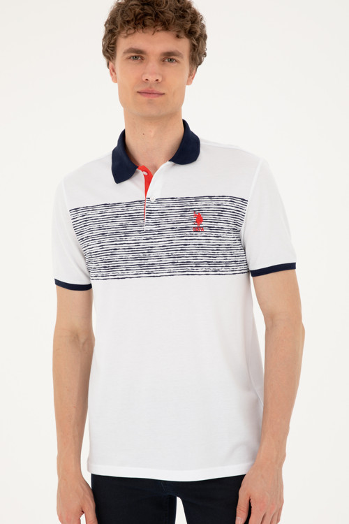 Erkek Regular Fit Polo Yaka Lacivert Tişört 50287103-VR033