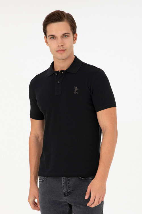 Erkek Siyah Basic Tişört 50297456-VR046