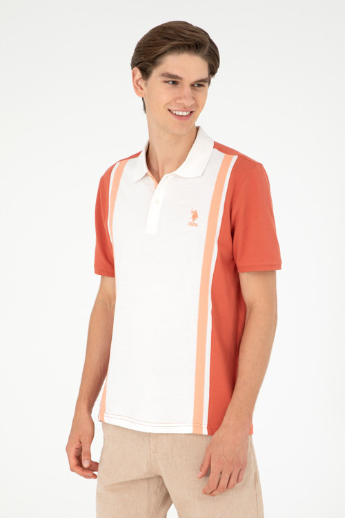 Erkek Regular Fit Polo Yaka Pudra Tişört 50288490-VR042