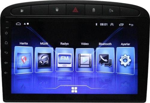 Peugeot 308 2007-2013 Uyumlu Android Multimedya Kamera