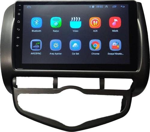 Honda Civic Jazz City 2002-2008 Dijital Klima Uyumlu Android Multimedya Kamera