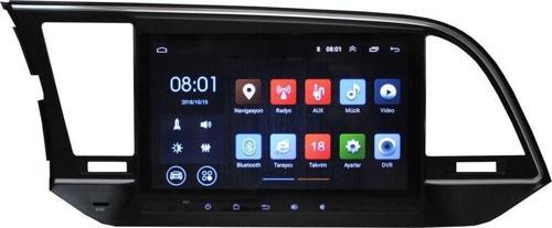 Hyundai Elantra Uyumlu Android Multimedya Kamera 9 İnç 2015-2018